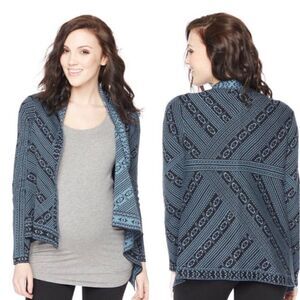 Wendy Bellissimo Open Long Sleeve Cardigan Sweater Size S